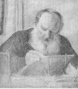 Portret van Lev Tolstoj