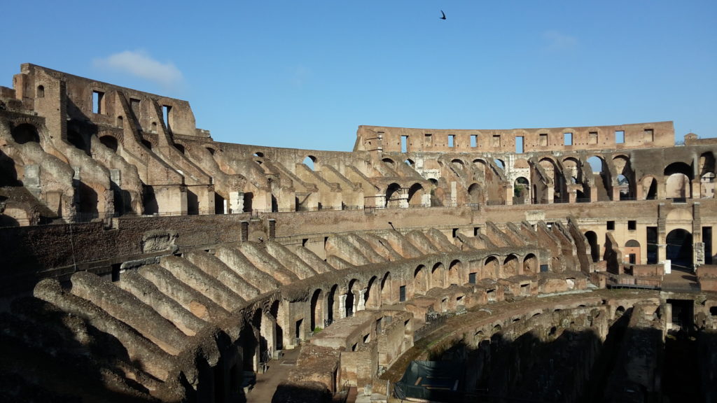 Een leeg Colosseum betreden: gelukt!